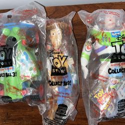 90s Burger King  Toy Story Woody Buzz lightyear RC Complete Set Disney Pixar