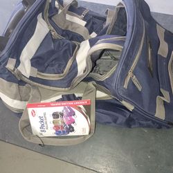 Rolling duffle bag