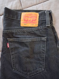 Black Levi's 501  32 by 32