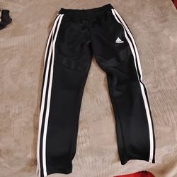 Adidas young kids athletic sweat pants (9/10) boys