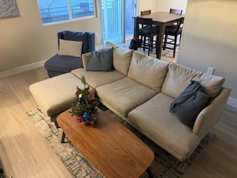 Living Spaces Couch and living room set if you want 