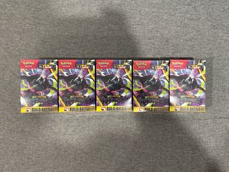 Pokémon Mega Evolution Pitch Black Build & Battle Box x5