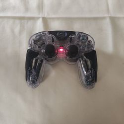 Chameleon PlayStation 2 Wireless Controller PS2 Pelican Clear - NO DONGLE
