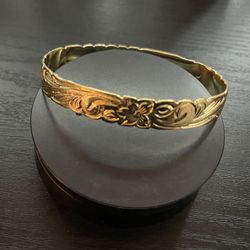 10mm Gold Plated Hawaiian Bracelet 