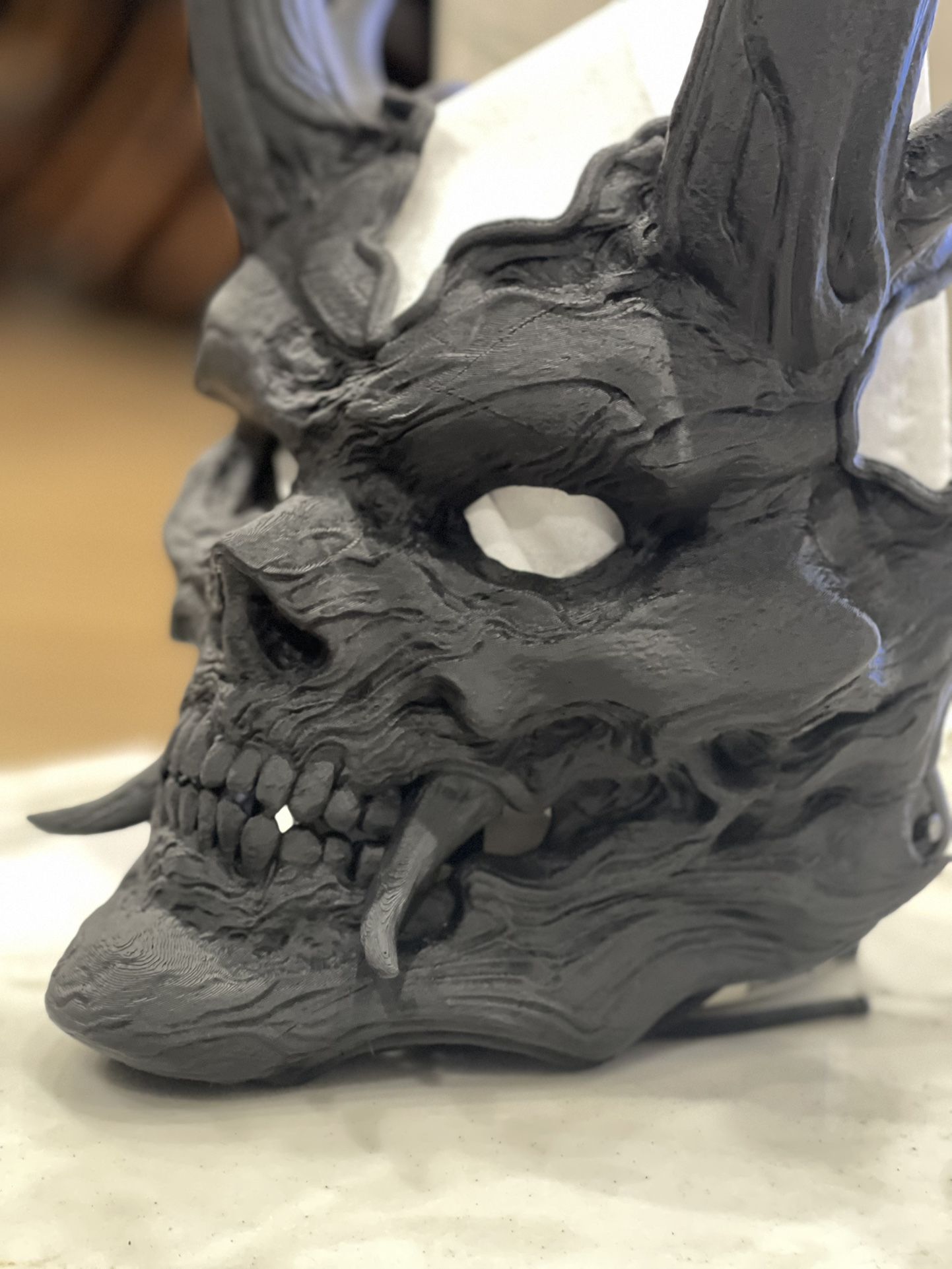 Wukong Yaksha King Mask or Long Horned El Diablo or Oni mask