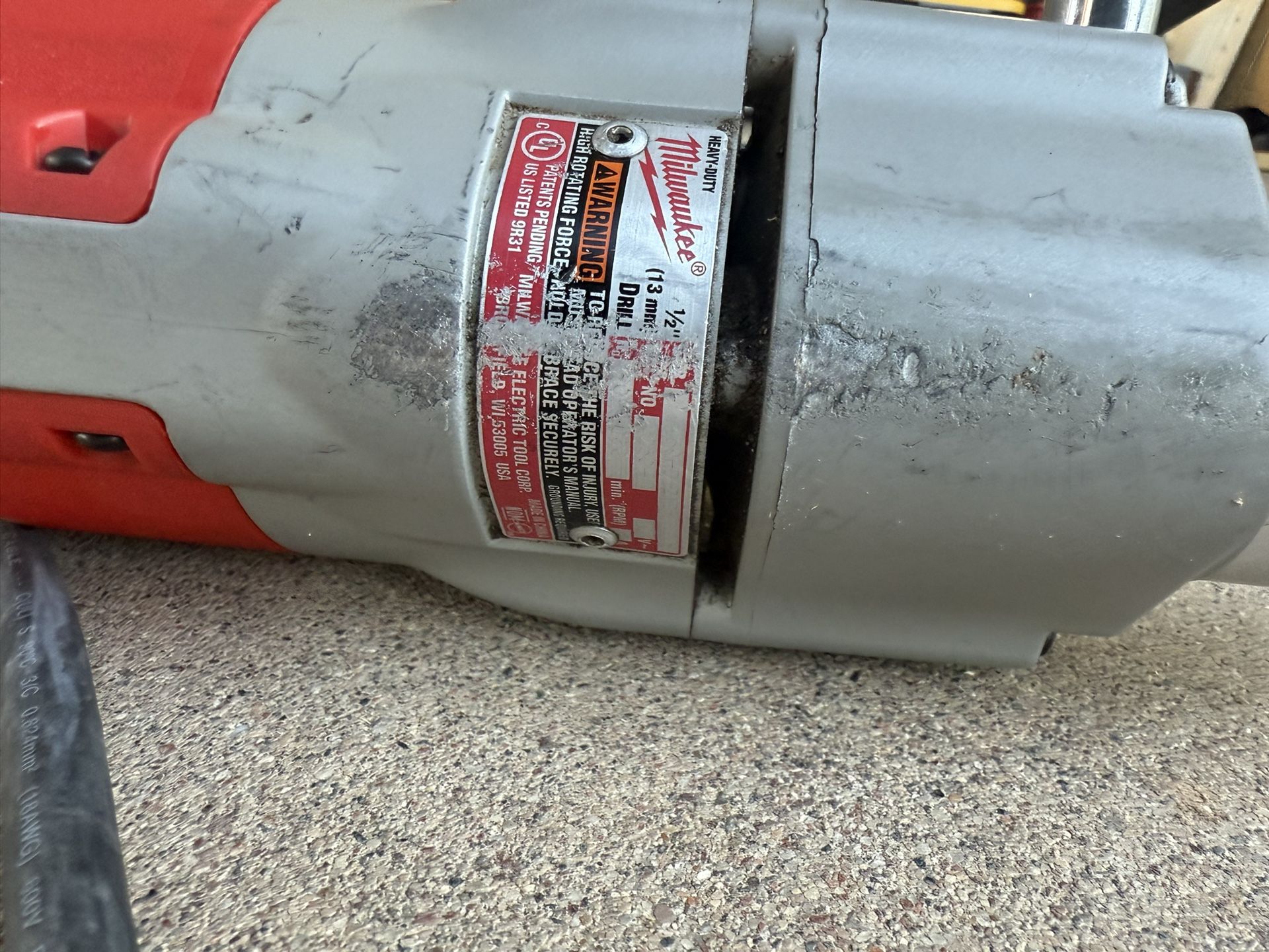 Milwaukee 1/2” Drill