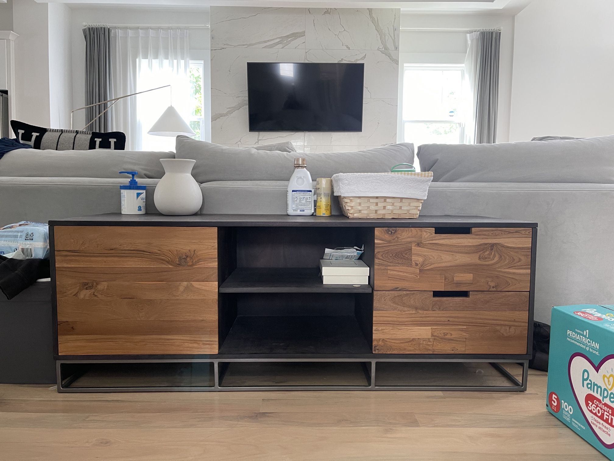 CB2 TV Media Console