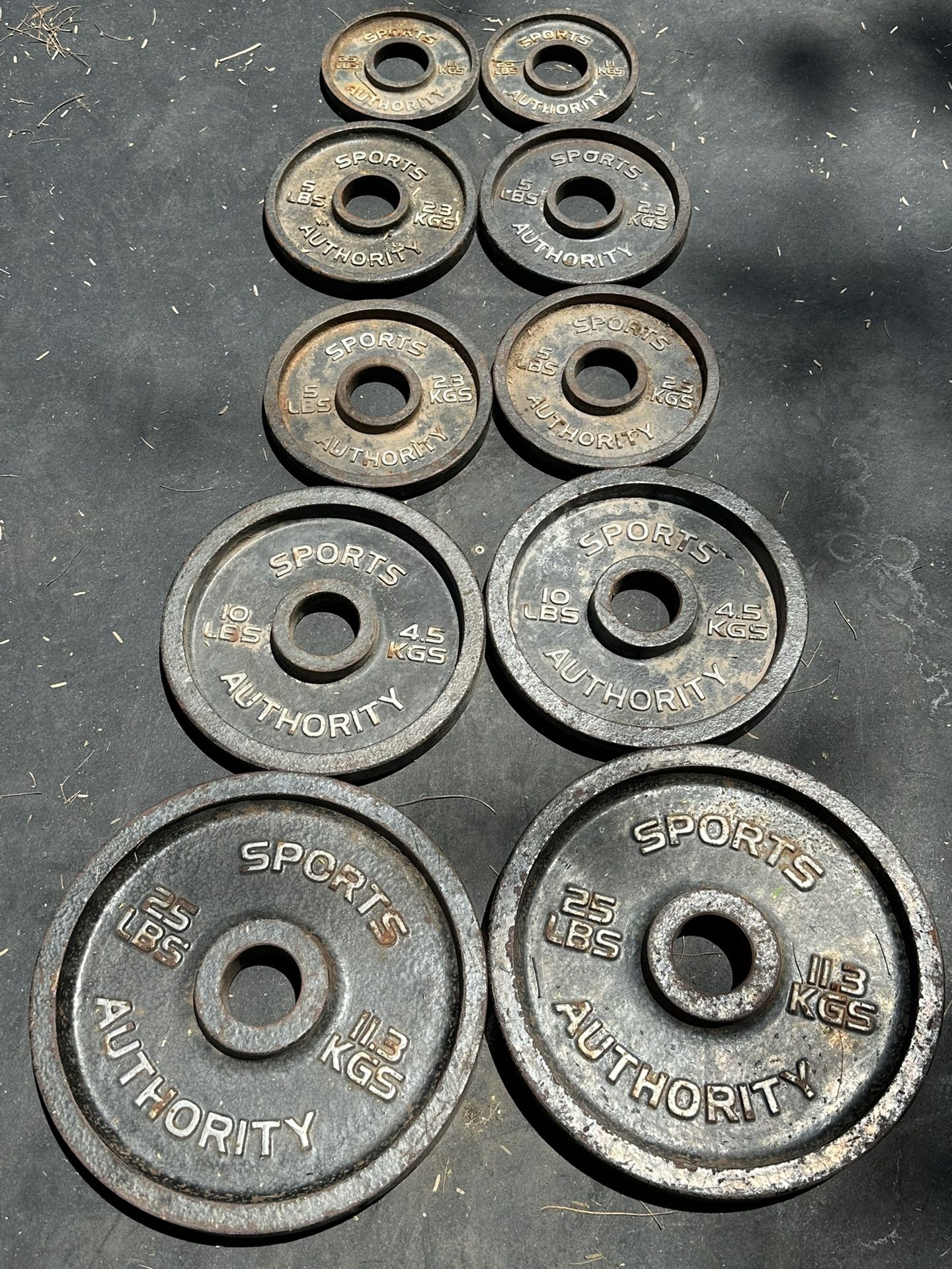 95 Lb Olympic Weight Set 