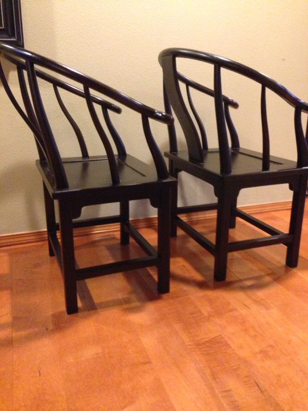 2 accent chairs