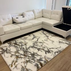 New Sectional White 
