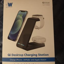 Just Wireless Qi Desktop Charging Station 
