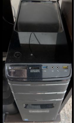 Lenovo Intel i5 Desktop Computer with monitor, keyboard, mouse and speakers