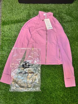 Lululemon Pink Full-Zip Athletic Jacket