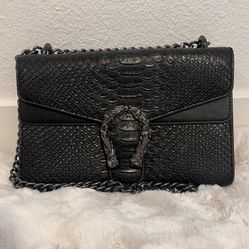 Black Croc Style Dionysus Bag 