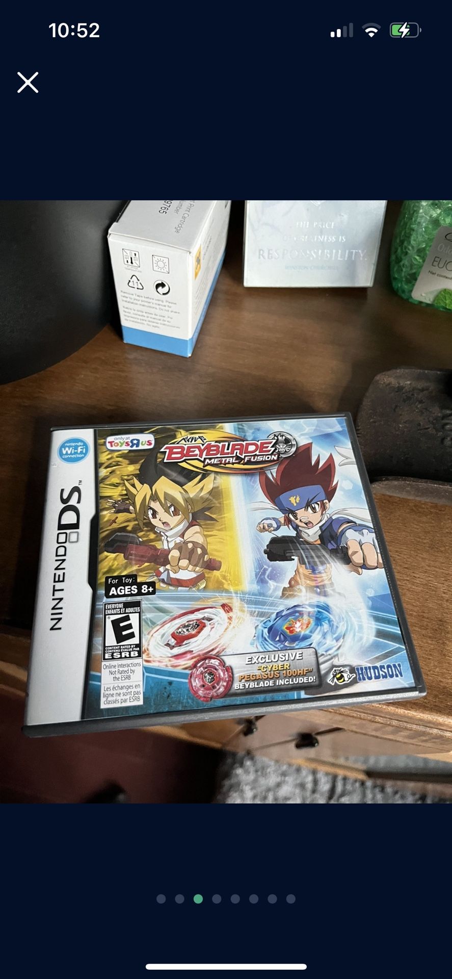 Beyblade Metal Fusion DS Game