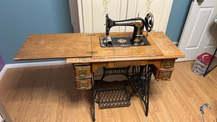 Antique sewing machine pedal