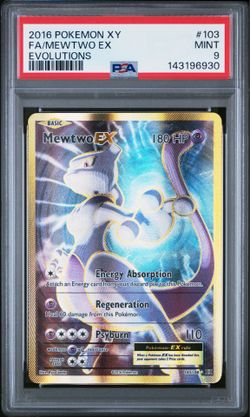 2016 Pokemon XY Evolutions Mewtwo #103