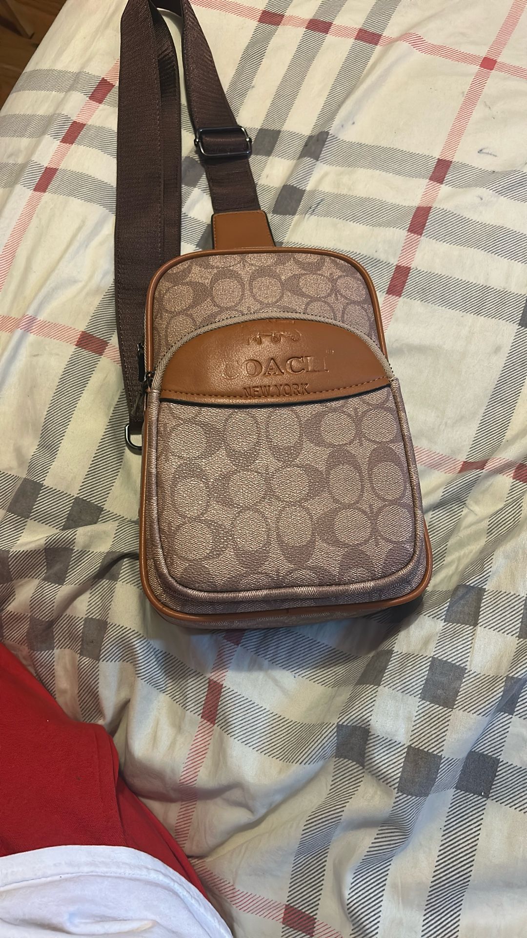 Coach Tan Cross Over Bag