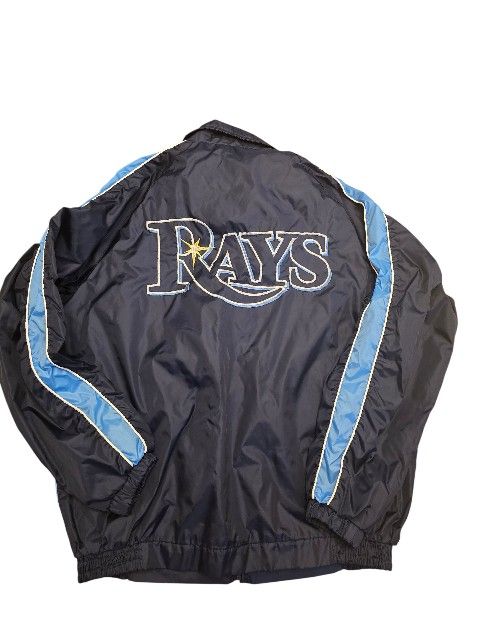 MLB Tampa Bay Rays Men's Lightweight Zippered Jacket Large