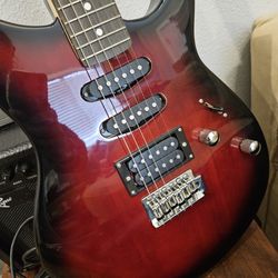 Electric Guitar, Amp & Bag