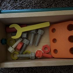 B. Toys wooden toolbox