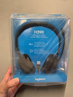 Headphones - Logitech USB Headset H390 with Noise Cancellation