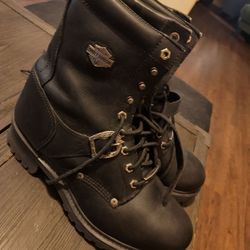  Harley Davidson Biker Boots Size 12 Men's 