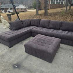Gray Sectional 