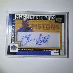 Chauncey Billups Autograph