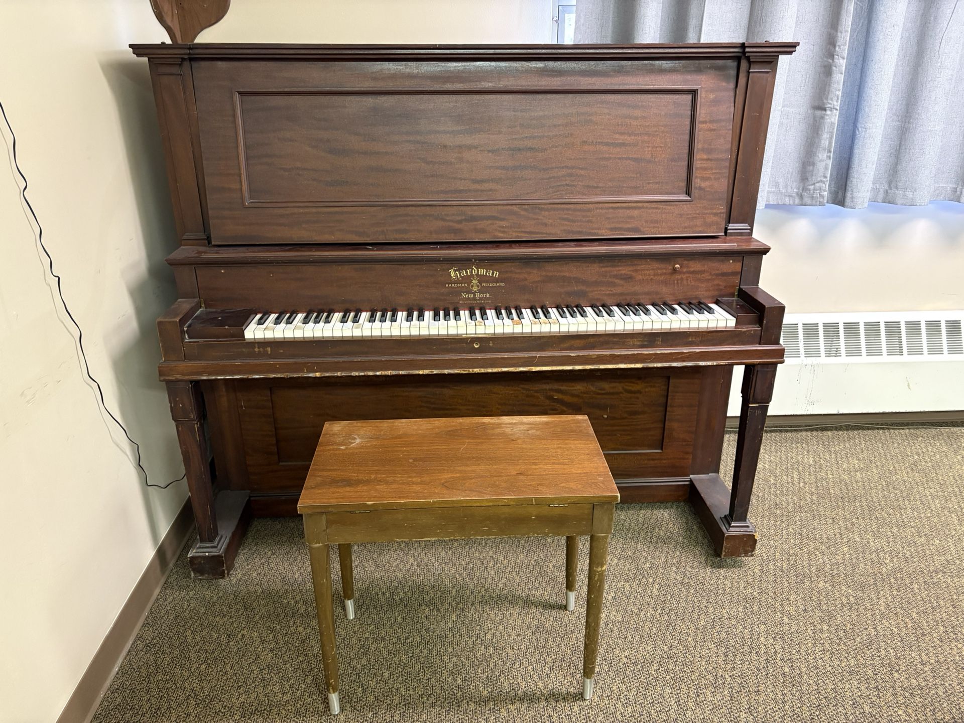 Free Hardman Peck & Co Upright Grand Piano