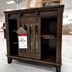 Brookport Brown Accent Cabinet | Furniture | Bedroom | Patio Furniture | Lawn and Garden 🍒🍒🍒