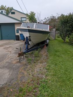 1987 Penn Yan fishing boat old school cool w tandem trailer