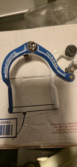 DIACOMP NIPPON OLD SCHOOL  883 BRAKE OG  ORIGINAL BLUE PAINT SUPER CLEAN PERFECT CONDITION ALL HARDWARE INCL $225