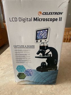 Celestron II microscope