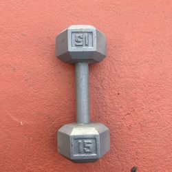 15lbs X 1 Dumbbell 