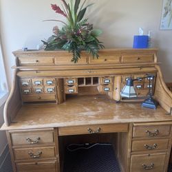 Roll Top Secretary Desk