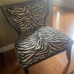 Z Gallerie Zebra Print Chair
