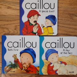 Caillou Little Dipper Series 3 board books age  2 and up