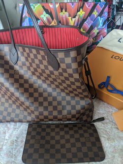 Louis Vuitton, Bags, Louis Vuitton Neverfull Box Ribbon Bag