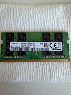Samsung 16GB DDR4 2400MHz SO-DIMM Laptop RAM M471A2K43BB1-CRC 2Rx8