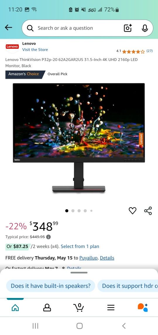 Lenovo Monitor