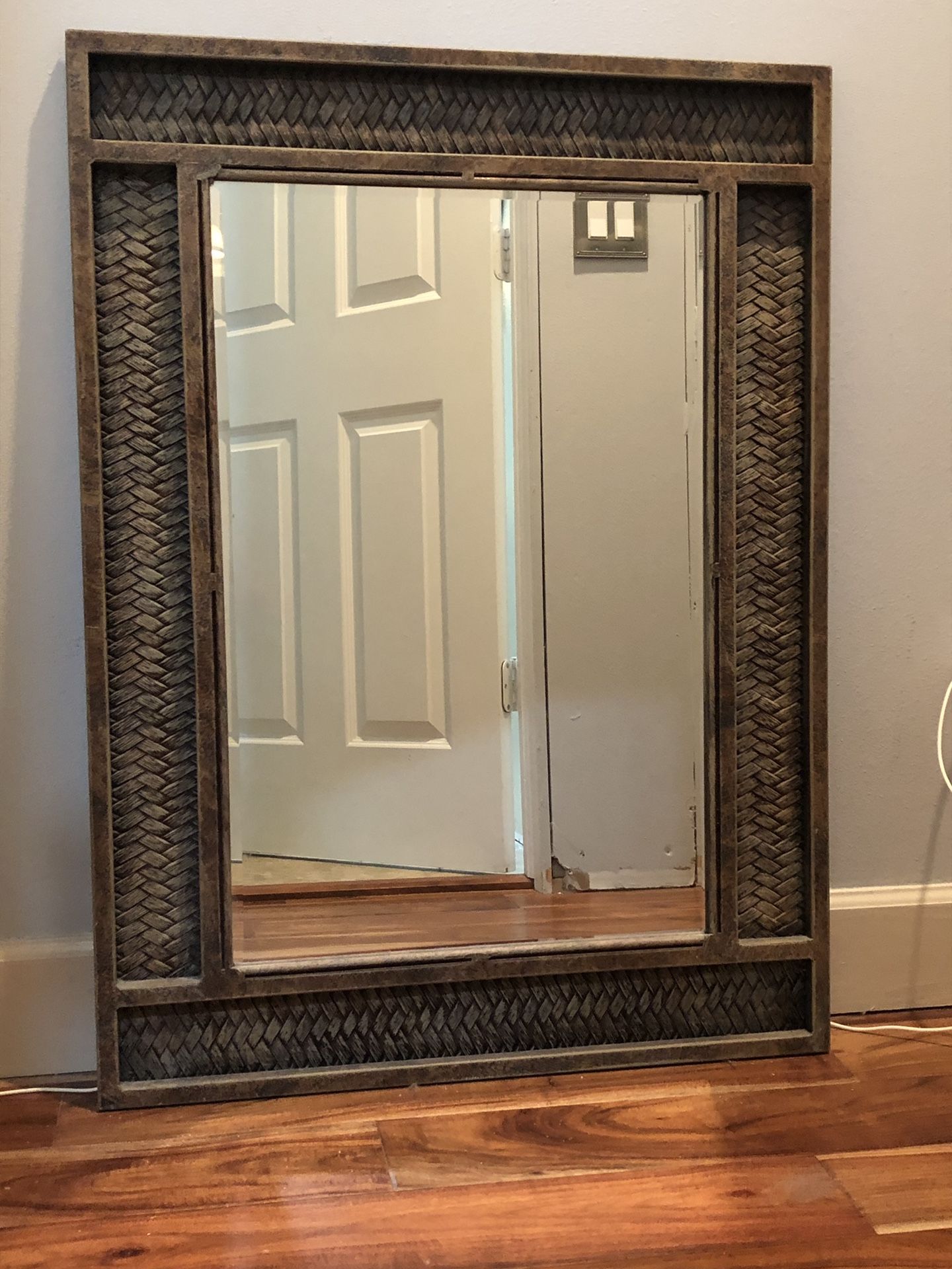 Wall Hanging Metal Mirror