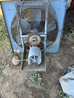 Attic/gable commercial fan
