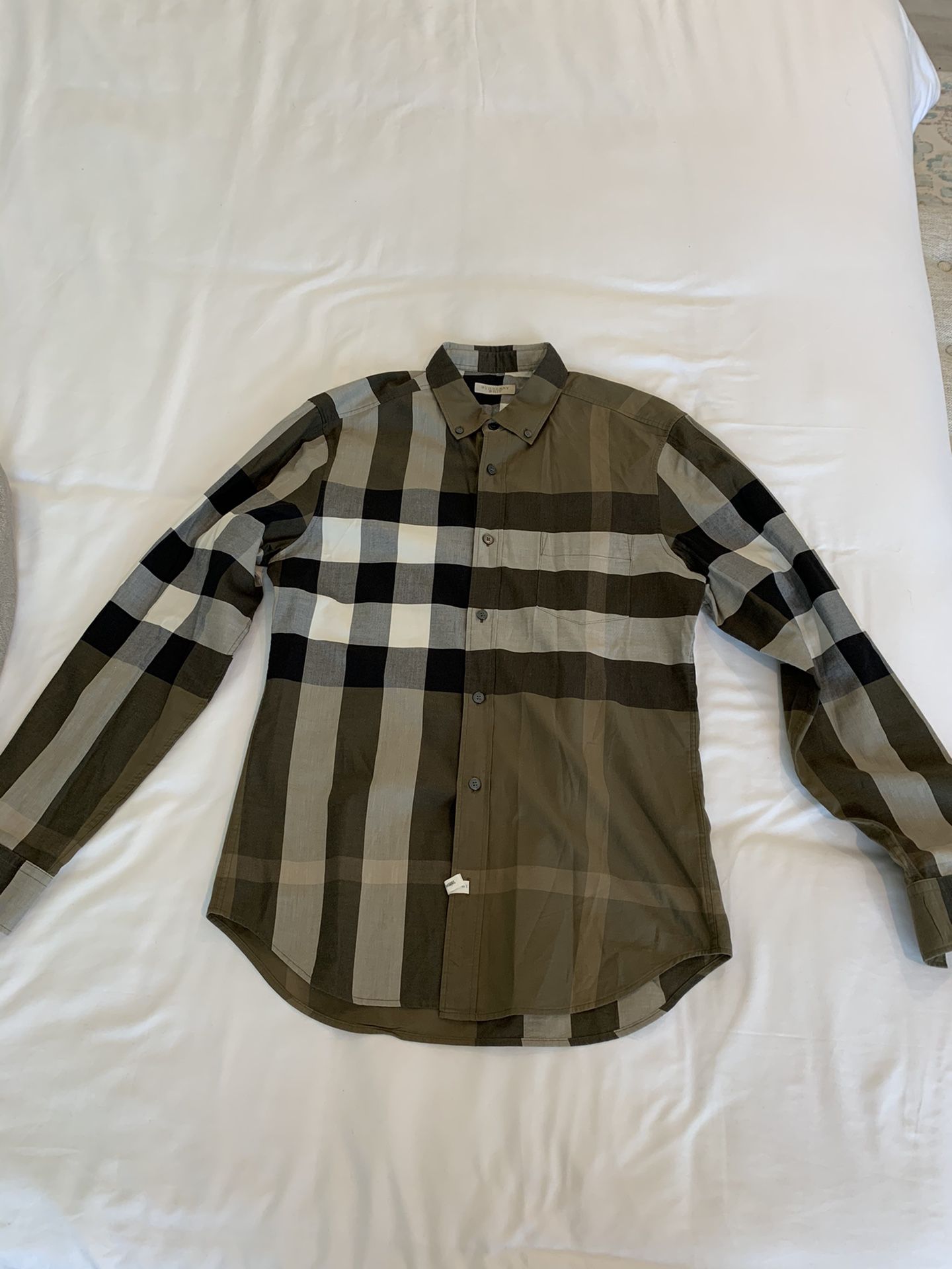Authentic Burberry shirt (olive green)