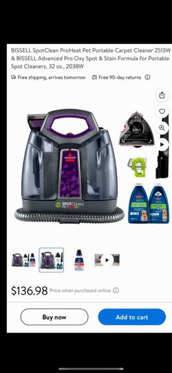 Spot clean vaccum