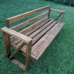 Handmade Patio Bench 