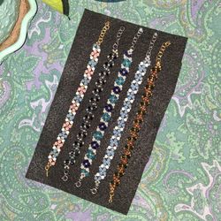 Crystal glass bead Bracelets handmade