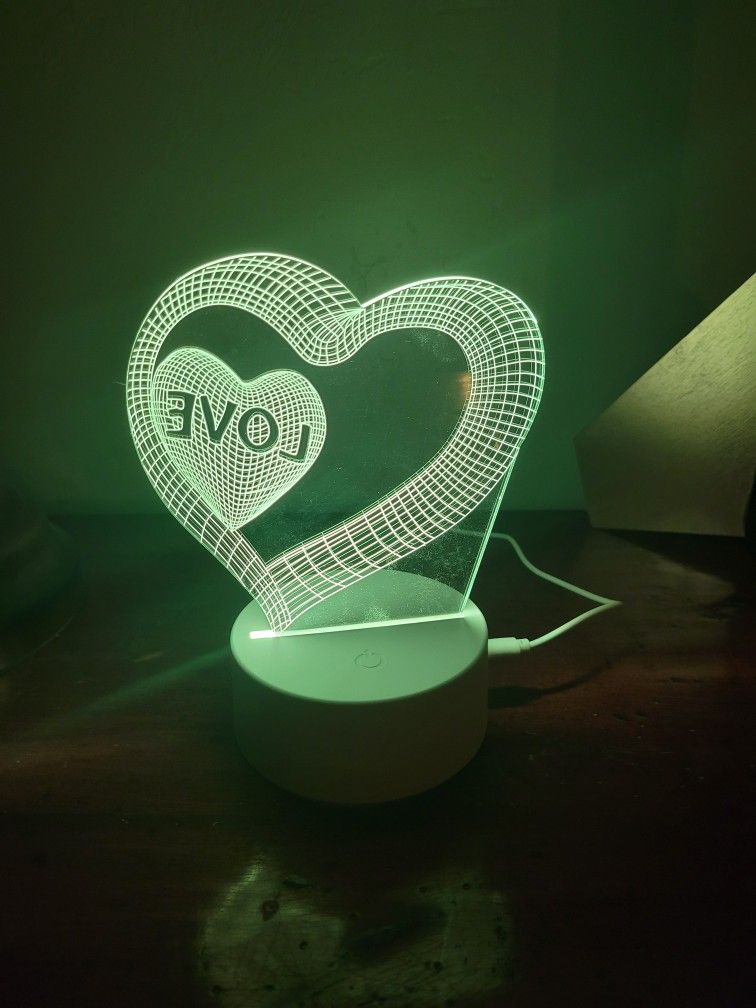 Heart 3d Light