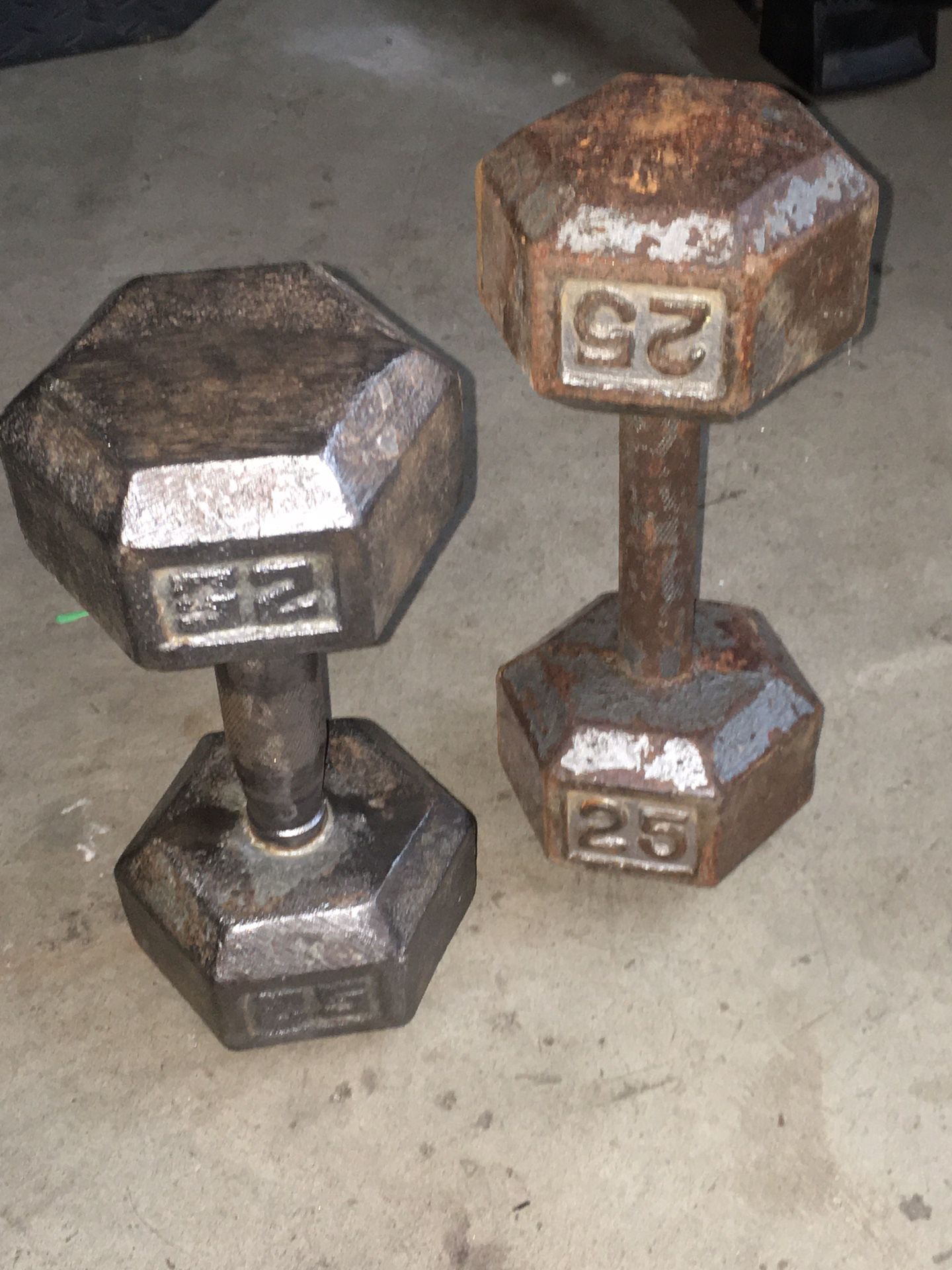 25 lbs dumbbell weights for Sale in Jamul, CA OfferUp