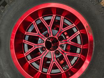 3 tires with rims included